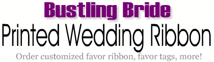 Printed Wedding Ribbons